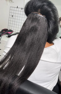 Yaki Relaxed Straight Seamless Clip In